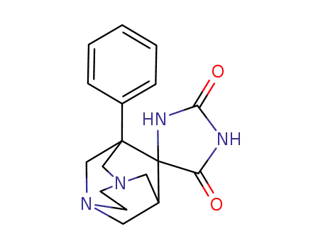1-phenyl-3,6-diazahomoadamantane-9-spiro-5'-imidazolidine-2,4-dione