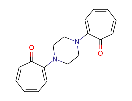 Molecular Structure of 80100-67-0 (2,4,6-Cycloheptatrien-1-one, 2,2'-(1,4-piperazinediyl)bis-)