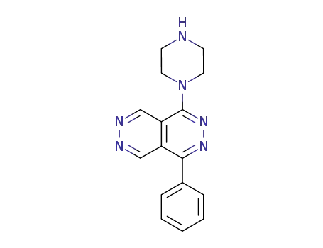Molecular Structure of 83490-52-2 (Pyridazino[4,5-d]pyridazine, 1-phenyl-4-(1-piperazinyl)-)