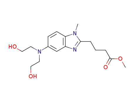 4-{5-[bis-(2-hydroxyethyl)amino]-1-methyl-1H-benzoimidazol-2-yl}-butanoic acid methyl ester