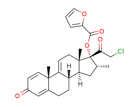 21-chloro-16α-methyl-17α-hydroxy-1,4,9(11)-pregnatriene-3,20-dione 17-(2'-furoate)