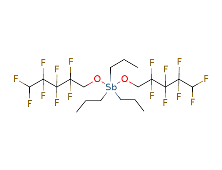 bis(octafluoropentaloxy)tripropylantimony