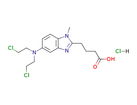 Molecular Structure of 3543-75-7 (Bendamustine hydrochloride)