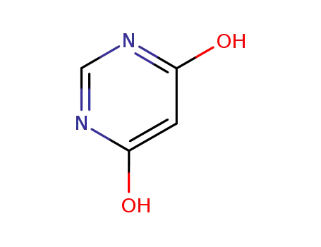 Molecular Structure of 1193-24-4 (4,6-Dihydroxypyrimidine)