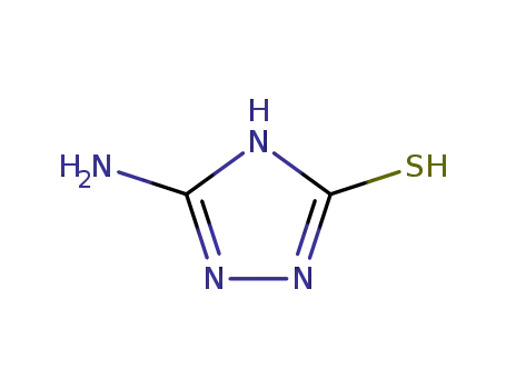 Molecular Structure of 16691-43-3 (3-Amino-5-mercapto-1,2,4-triazole)