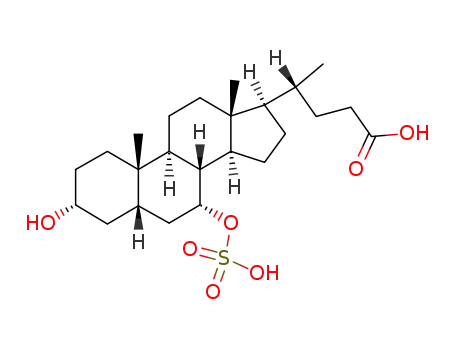 (3a,5b,7a)-3-hydroxy-7-(sulfooxy)-cholan-24-oic acid