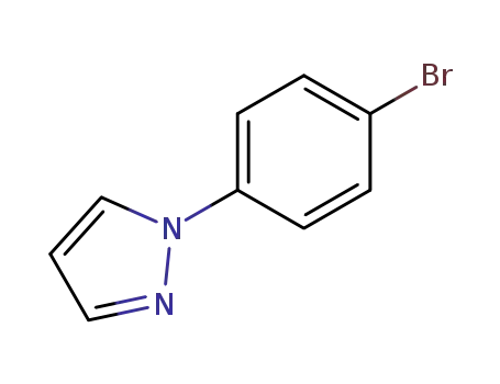 Molecular Structure of 13788-92-6 (1-(4-Bromophenyl)-1H-pyrazole)