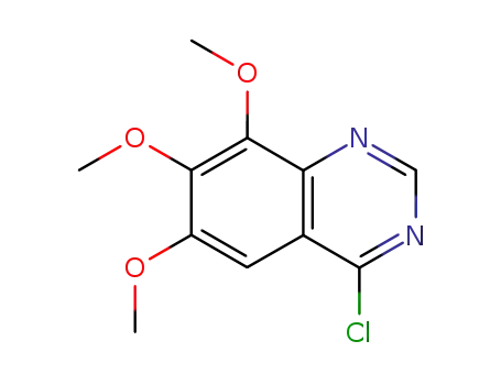 Molecular Structure of 33371-00-5 (4-Chloro-6,7,8-trimethoxyquinazoline)
