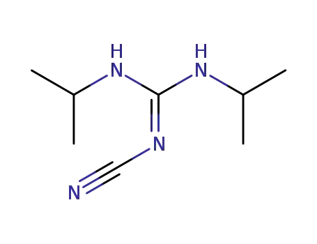 Molecular Structure of 78822-77-2 (Guanidine, N-cyano-N',N''-bis(1-methylethyl)-)