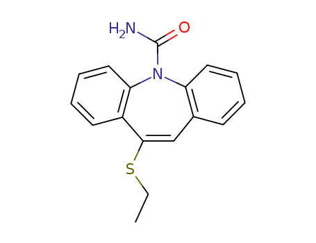 10-Ethylsulfanyl-dibenzo[b,f]azepine-5-carboxylic acid amide