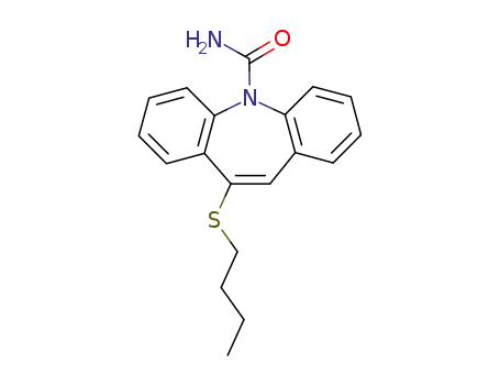 10-Butylsulfanyl-dibenzo[b,f]azepine-5-carboxylic acid amide