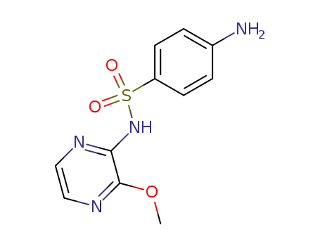 Molecular Structure of 152-47-6 (Benzenesulfonamide,4-amino-N-(3-methoxy-2-pyrazinyl)-)