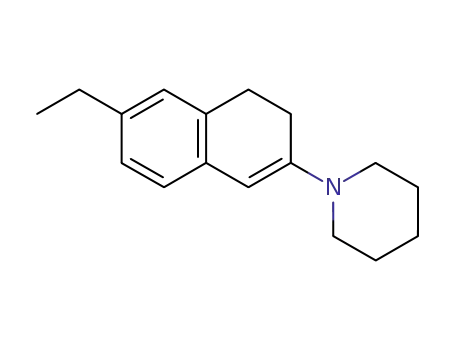 1-(6-Ethyl-3,4-dihydro-naphthalen-2-yl)-piperidine