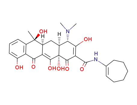 (4S,4aS,5aS,6S,12aS)-4-Dimethylamino-3,6,10,12,12a-pentahydroxy-6-methyl-1,11-dioxo-1,4,4a,5,5a,6,11,12a-octahydro-naphthacene-2-carboxylic acid cyclohept-1-enylamide
