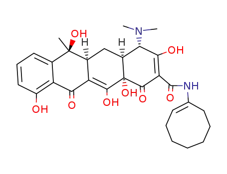 (4S,4aS,5aS,6S,12aS)-4-Dimethylamino-3,6,10,12,12a-pentahydroxy-6-methyl-1,11-dioxo-1,4,4a,5,5a,6,11,12a-octahydro-naphthacene-2-carboxylic acid ((E)-cyclooct-1-enyl)amide
