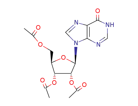 (2R,3R,4R,5R)-2-(Acetoxymethyl)-5-(6-oxo-1H-purin-9(6H)-yl)tetrahydrofuran-3,4-diyl diacetate
