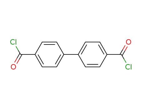 Molecular Structure of 2351-37-3 (4,4'-BIPHENYLDICARBONYL CHLORIDE)