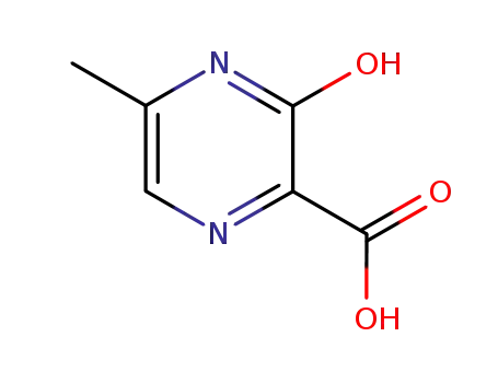 Molecular Structure of 120992-57-6 (3-HYDROXY-5-METHYLPYRAZINE-2-CARBOXYLIC ACID)