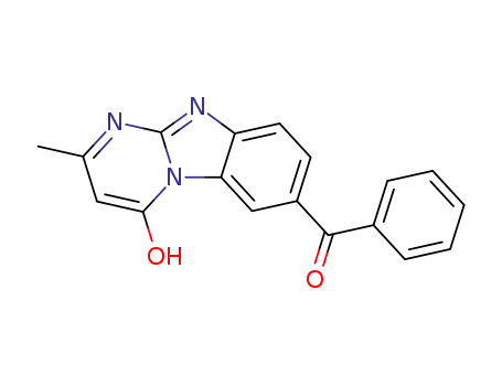 7-benzoyl-4-hydroxyl-2-methylpyrimido<1,2-a>benzimidazile