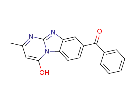 8-benzoyl-4-hydroxyl-2-methylpyrimido<1,2-a>benzimidazile