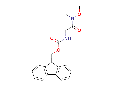 (9H-fluoren-9-yl)methyl (2-(methoxy(methyl)amino)-2-oxoethyl)carbamate