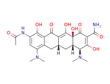 <4S-(4α,12aα)>-9-(acetylamino)-4,7-bis(dimethylamino)-1,4,4a,5,5a,6,11,12a-octahydro-3,10,12,12a-tetrahydroxy-1,11-dioxo-2-naphthacenecarboxamide
