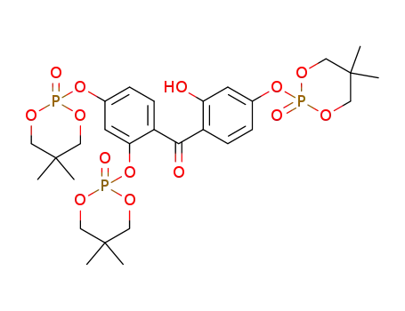 [2,4-Bis-(5,5-dimethyl-2-oxo-2λ5-[1,3,2]dioxaphosphinan-2-yloxy)-phenyl]-[4-(5,5-dimethyl-2-oxo-2λ5-[1,3,2]dioxaphosphinan-2-yloxy)-2-hydroxy-phenyl]-methanone