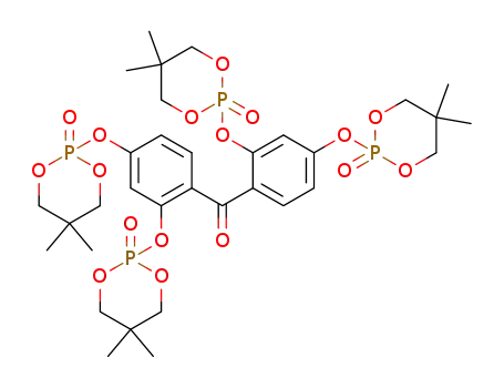 Bis-[2,4-bis-(5,5-dimethyl-2-oxo-2λ5-[1,3,2]dioxaphosphinan-2-yloxy)-phenyl]-methanone