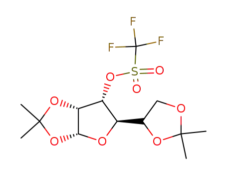 (3aR,5R,6R,6aR)-5-((R)-2,2-dimethyl-1,3-dioxolan-4-yl)-2,2-dimethyltetrahydrofuro[2,3-d][1,3]dioxol-6-ol trifluoromethanesulfonate