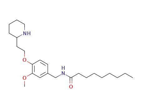 N-<4-(piperidylethoxy)-3-methoxybenzyl>nonanamide