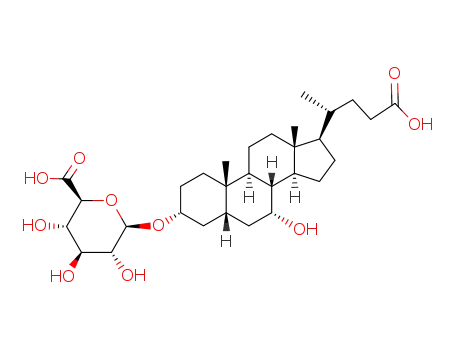 3α,7α-dihydroxy-5β-cholan-24-oic acid 3-β-D-glucuronide