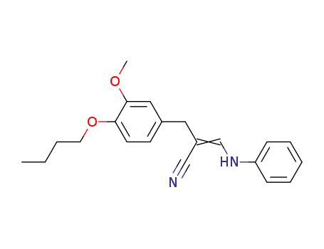 (Z)-2-(4-Butoxy-3-methoxy-benzyl)-3-phenylamino-acrylonitrile