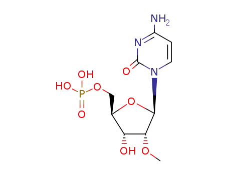 Molecular Structure of 18422-43-0 (5'-Cytidylic acid, 2'-O-methyl-)