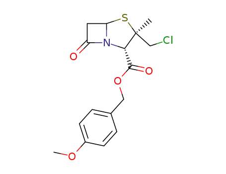 p-methoxybenzyl 2β-chloromethyl-2α-methylpenam-3α-carboxylate