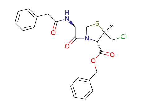 benzyl 2β-chloromethyl-2α-methyl-6β-(phenylacetamido)-penam-3α-carboxylate