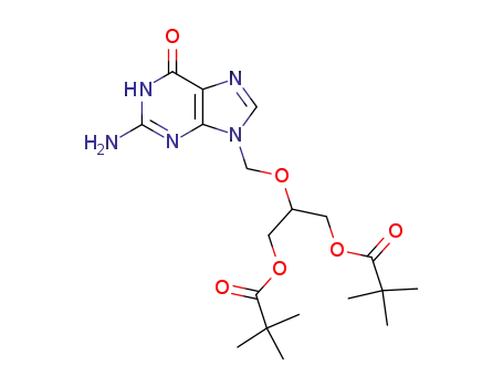 9-<(1,3-dipivaloyloxy-2-propoxy)methyl>guanine