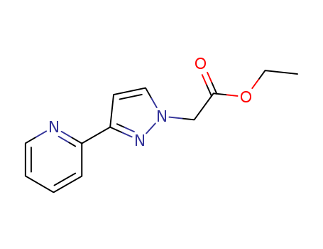 1H-Pyrazole-1-acetic acid, 3-(2-pyridinyl)-, ethyl ester