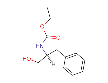 Molecular Structure of 161646-29-3 (Carbamic acid, [(1S)-1-(hydroxymethyl)-2-phenylethyl]-, ethyl ester)