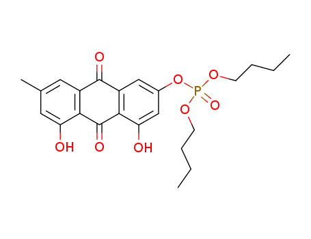 6-dibutoxyphosphinyloxy-1,8-dihydroxy-3-methylanthraquinone
