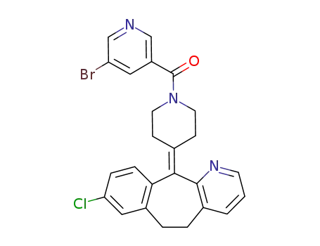 (5-Bromo-pyridin-3-yl)-[4-(8-chloro-5,6-dihydro-benzo[5,6]cyclohepta[1,2-b]pyridin-11-ylidene)-piperidin-1-yl]-methanone