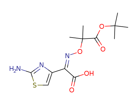 (Z)-2-Amino-alpha-[1-(tert-butoxycarbonyl)]-1-methylethoxyimino-4-thiazolacetic acid(86299-47-0)