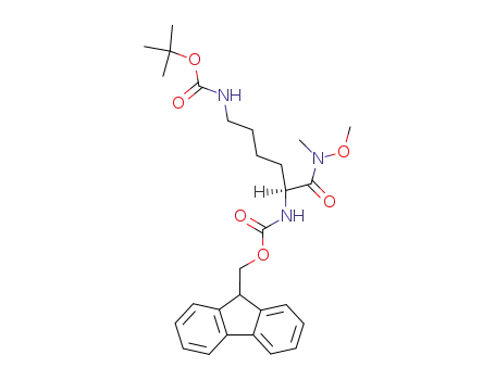 (S)-N-α-(fluorenylmethyloxycarbonyl)-N-ε-(tert-butyloxycarbonyl)-lysine N-methoxy-N-methylamide