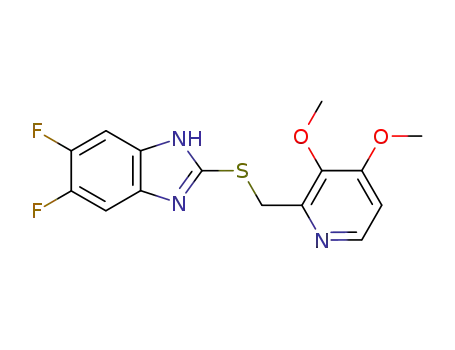 2-(3,4-Dimethoxy-pyridin-2-ylmethylsulfanyl)-5,6-difluoro-1H-benzoimidazole