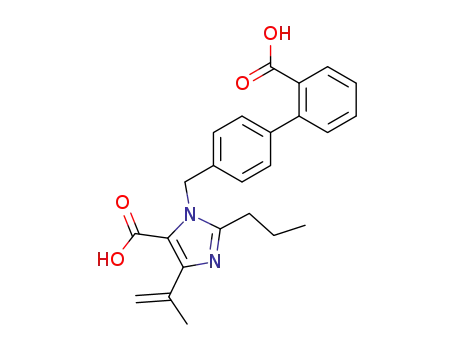 3-(2'-Carboxy-biphenyl-4-ylmethyl)-5-isopropenyl-2-propyl-3H-imidazole-4-carboxylic acid