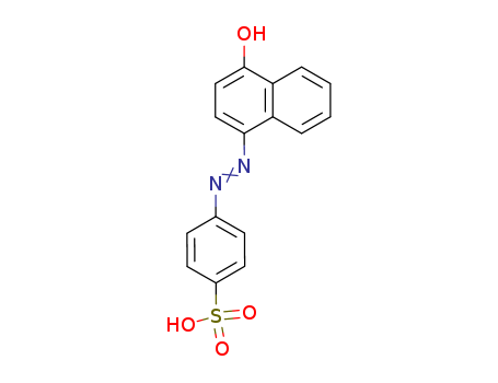 4-[(1-Hydroxy-4-naphtyl)azo]benzenesulfonic acid