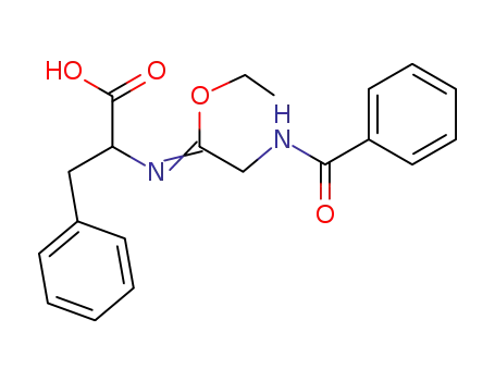 2-[2-Benzoylamino-1-ethoxy-eth-(Z)-ylideneamino]-3-phenyl-propionic acid