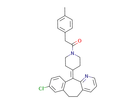 1-[4-(8-Chloro-5,6-dihydro-benzo[5,6]cyclohepta[1,2-b]pyridin-11-ylidene)-piperidin-1-yl]-2-p-tolyl-ethanone