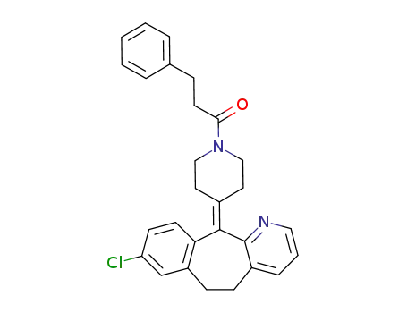 1-[4-(8-Chloro-5,6-dihydro-benzo[5,6]cyclohepta[1,2-b]pyridin-11-ylidene)-piperidin-1-yl]-3-phenyl-propan-1-one