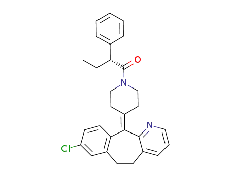 (R)-1-[4-(8-Chloro-5,6-dihydro-benzo[5,6]cyclohepta[1,2-b]pyridin-11-ylidene)-piperidin-1-yl]-2-phenyl-butan-1-one