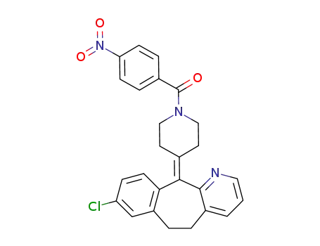 (4-(8-Chloro-5H-benzo[5,6]cyclohepta[1,2-b]pyridin-11(6H)-ylidene)piperidin-1-yl)(4-nitrophenyl)methanone